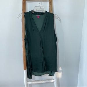 Emerald Green Holiday Tank Blouse